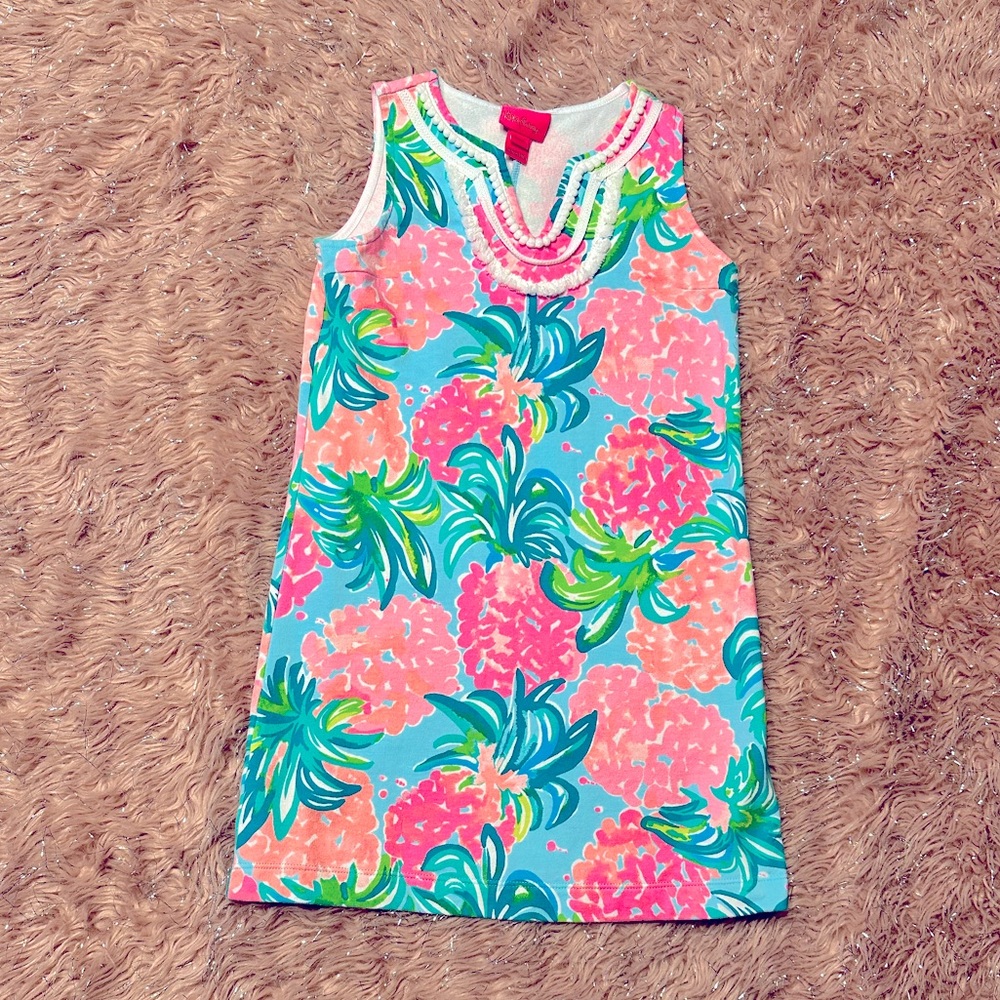 Girls Lilly Pulitzer Pink Pineapple Dress